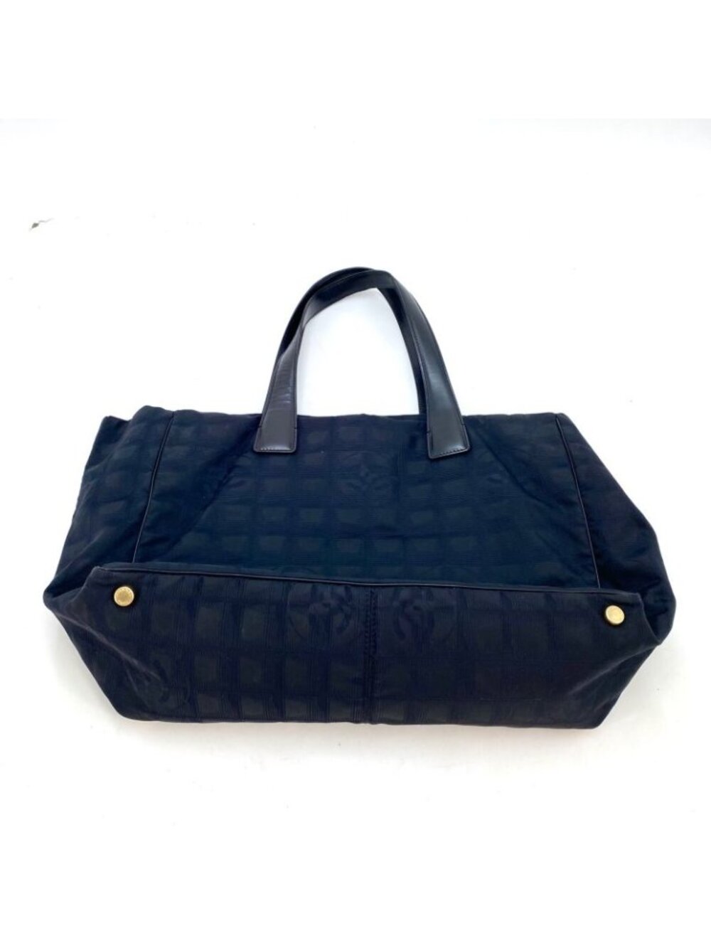 Chanel Tote New Travel Line Black CC Logo - Picture 15 of 16